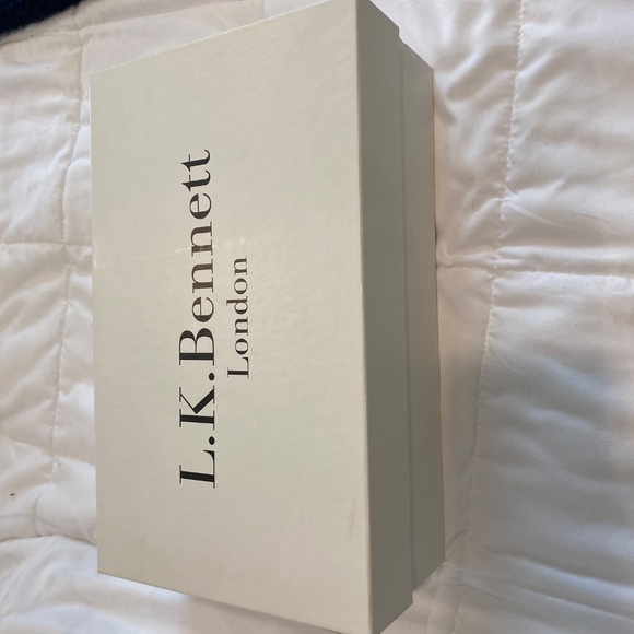 LK Bennett Navy Suede heels - Picture 7 of 8